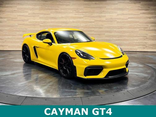 Racing Yellow 2023 Porsche 718 Cayman GT4
