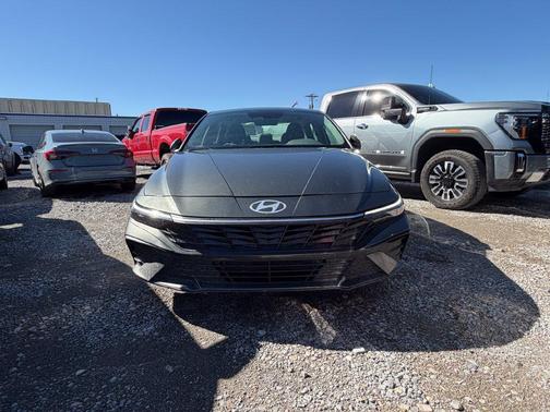 Amazon Gray 2025 Hyundai ELANTRA HEV Blue