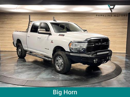 Bright White Clearcoat 2021 RAM 2500 Big Horn Crew Cab 4x4 6'4' Box