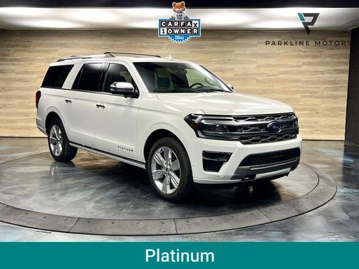 Star White Metallic Tri-Coat 2024 Ford Expedition Max Platinum