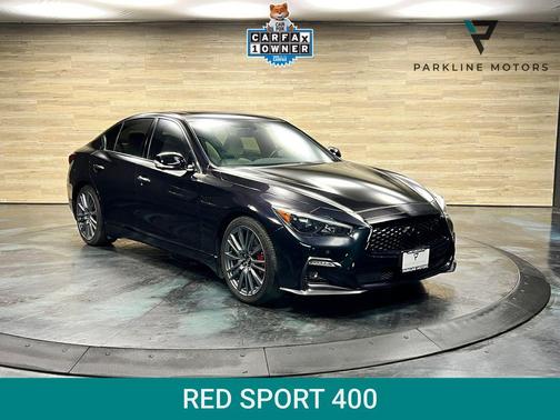 Black Opal Metallic 2023 INFINITI Q50 3.0t RED SPORT 400