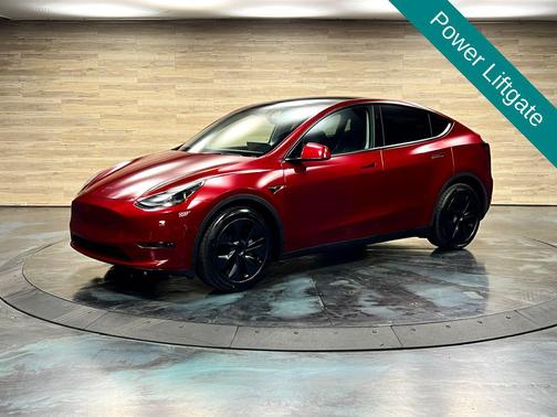 Ultra Red 2025 Tesla Model Y Long Range Dual Motor All-Wheel Drive