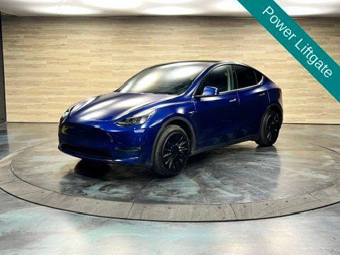 Deep Blue Metallic 2025 Tesla Model Y Long Range Dual Motor All-Wheel Drive