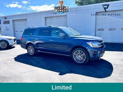 Blue Metallic 2022 Ford Expedition Max Limited