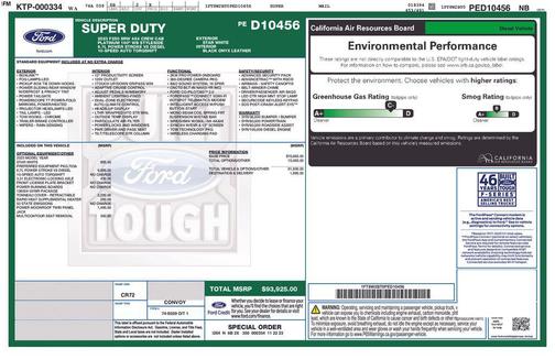 Star White Metallic Tri-Coat 2023 Ford F-250 Platinum