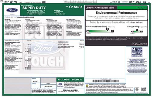 Star White Metallic Tri-Coat 2024 Ford F-350 Lariat
