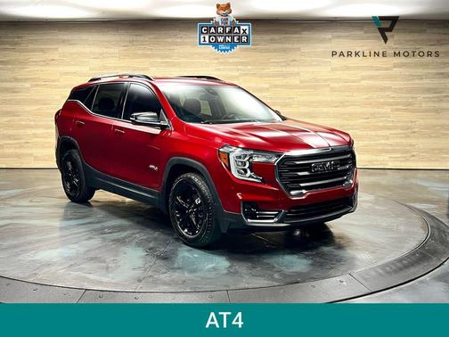 Volcanic Red Tintcoat 2024 GMC Terrain AWD AT4