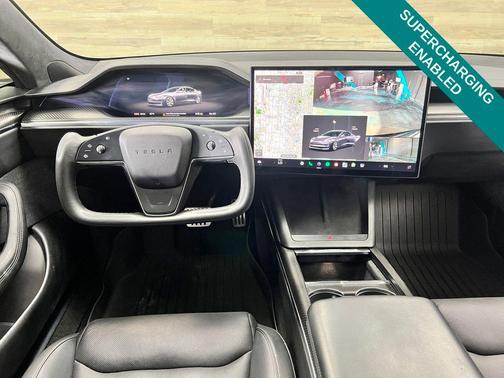 Stealth Grey 2023 Tesla Model S Plaid