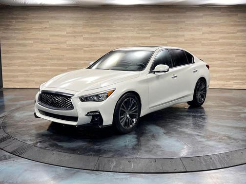 Majestic White 2021 INFINITI Q50 3.0t SENSORY