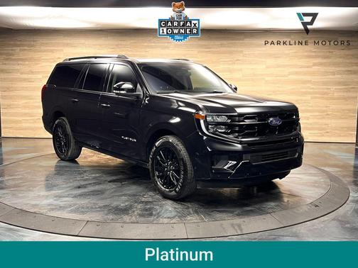 Agate Black Metallic 2025 Ford Expedition Max Platinum