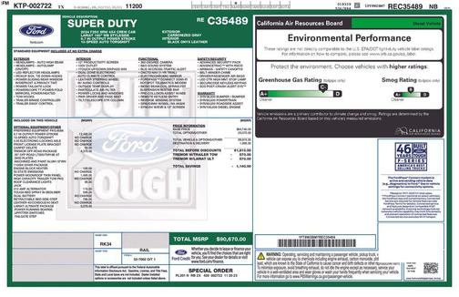 Carbonized Gray Metallic 2024 Ford F-250 Lariat