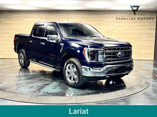 Antimatter Blue Metallic 2023 Ford F-150 Lariat