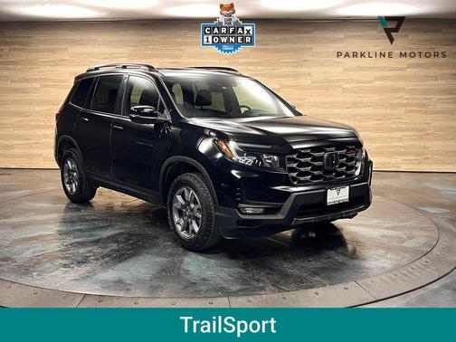 Crystal Black Pearl 2023 Honda Passport AWD TrailSport