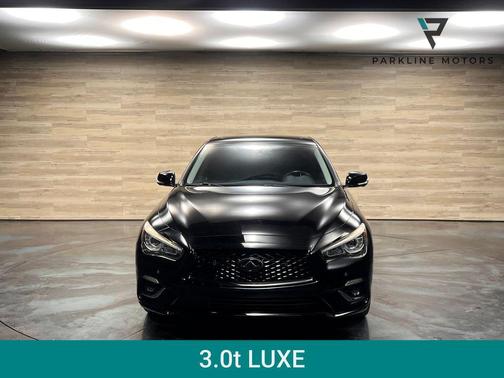 Black Obsidian 2021 INFINITI Q50 3.0t LUXE