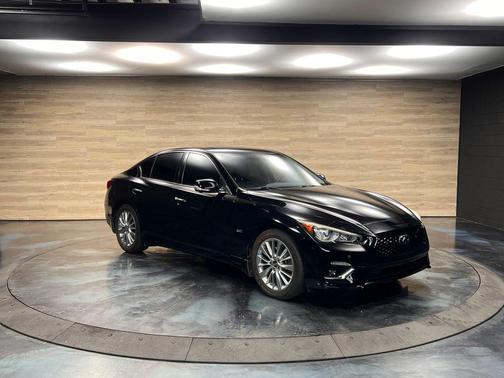 Black Obsidian 2021 INFINITI Q50 3.0t LUXE