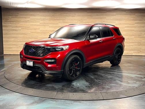 Rapid Red Metallic Tinted Clearcoat 2024 Ford Explorer ST