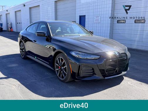 Black Sapphire Metallic 2025 BMW i4 Gran Coupe eDrive40