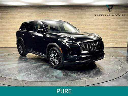 Mineral Black 2025 INFINITI QX60 Pure