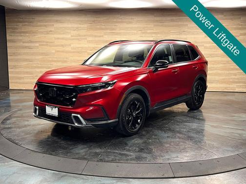 Radiant Red Metallic 2025 Honda CR-V Hybrid Sport Touring AWD