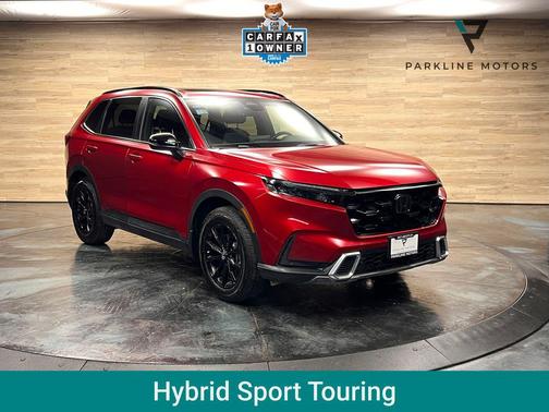 Radiant Red Metallic 2025 Honda CR-V Hybrid Sport Touring AWD