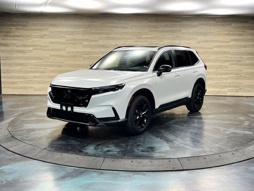 Platinum White Pearl 2025 Honda CR-V Hybrid Sport AWD