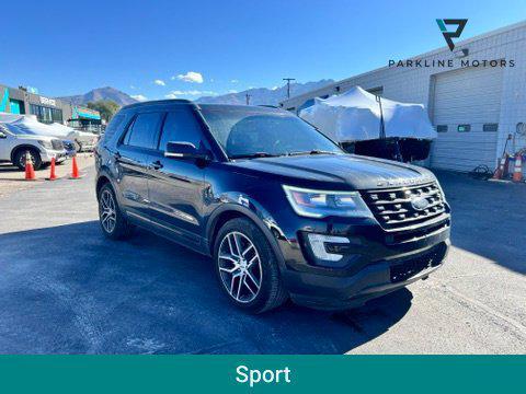 Shadow Black 2017 Ford Explorer sport
