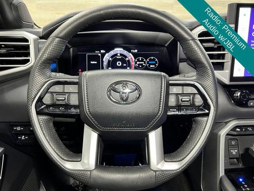 Midnight Black Metallic 2024 Toyota Tundra Hybrid Platinum