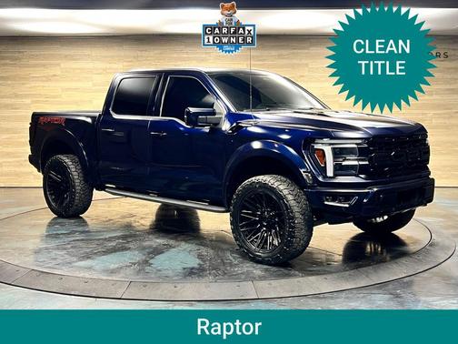 Antimatter Blue Metallic 2024 Ford F-150 Raptor