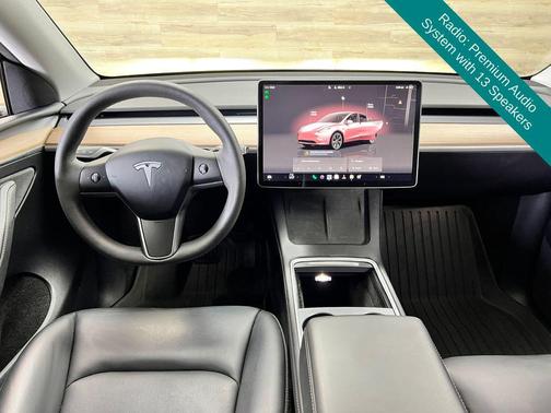 Solid Black 2025 Tesla Model Y Long Range Dual Motor All-Wheel Drive