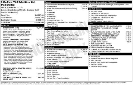 Granite Crystal Metallic Clearcoat 2024 RAM 2500 Power Wagon