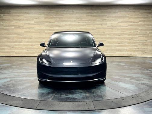 Stealth Grey 2025 Tesla Model 3 Long Range