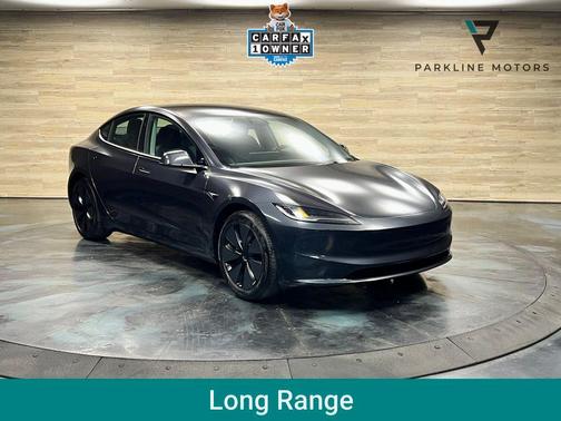 Stealth Grey 2025 Tesla Model 3 Long Range