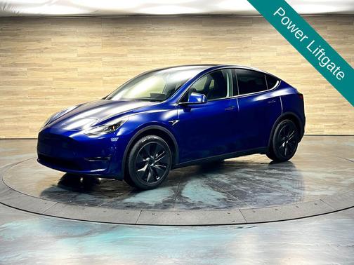 Deep Blue Metallic 2025 Tesla Model Y Long Range Dual Motor All-Wheel Drive