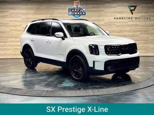 White Pearl 2025 Kia Telluride SX Prestige X-Line