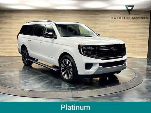 Oxford White 2025 Ford Expedition Max Platinum