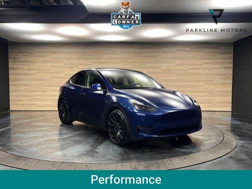 Deep Blue Metallic 2023 Tesla Model Y Performance Dual Motor All-Wheel Drive