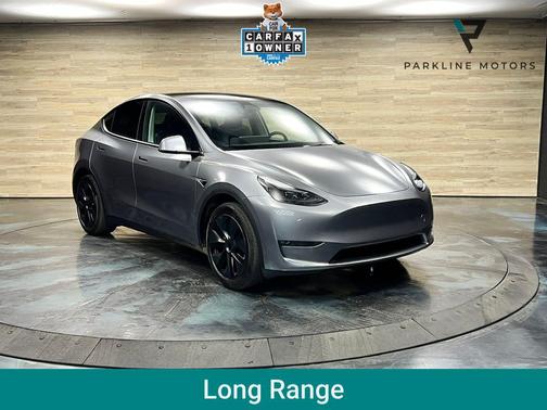 Stealth Grey 2025 Tesla Model Y Long Range Dual Motor All-Wheel Drive