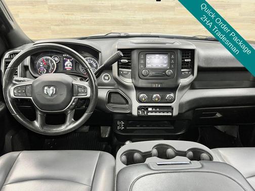 Bright White Clearcoat 2023 RAM 2500 Tradesman Crew Cab 4x4 8' Box