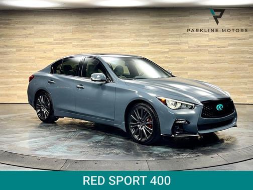 Slate Gray 2021 INFINITI Q50 3.0t RED SPORT 400