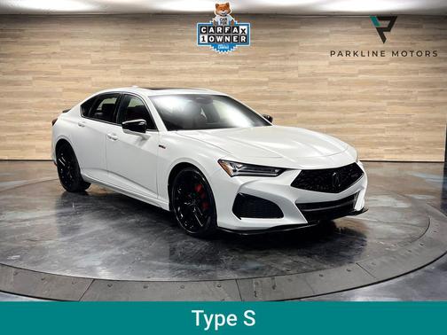 Platinum White Pearl 2024 Acura TLX Type S