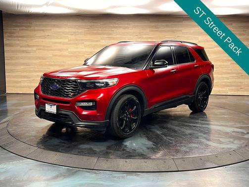 Rapid Red Metallic Tinted Clearcoat 2024 Ford Explorer ST