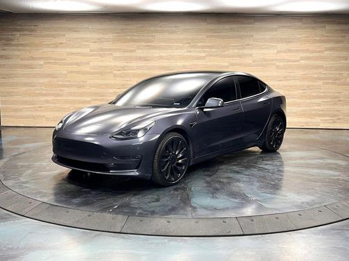 Gray 2023 Tesla Model 3 Performance