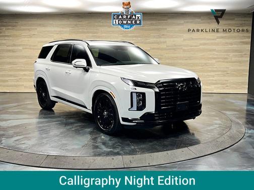 Hyper White 2025 Hyundai PALISADE Calligraphy Night Edition