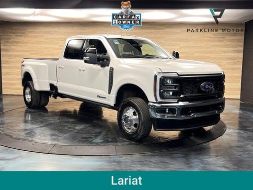 Star White Metallic Tri-Coat 2024 Ford F-350 Lariat