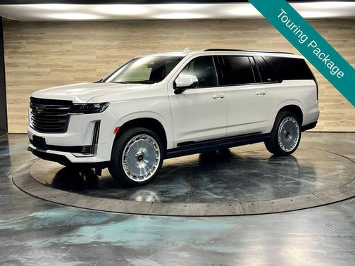 Crystal White Tricoat 2023 Cadillac Escalade ESV Sport