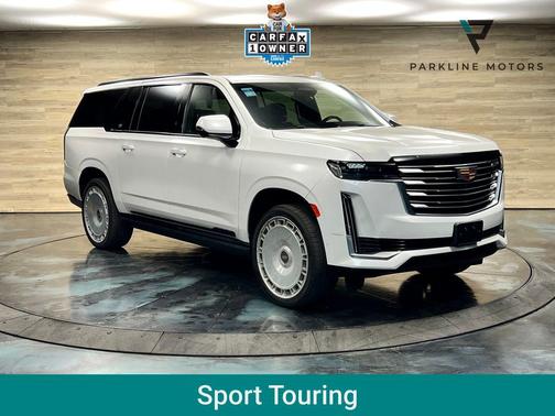 Crystal White Tricoat 2023 Cadillac Escalade ESV Sport