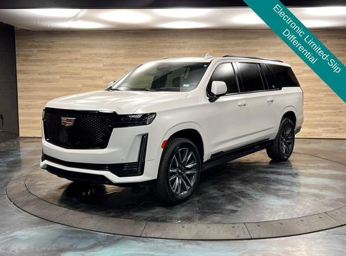 Crystal White Tricoat 2022 Cadillac Escalade ESV Sport Platinum