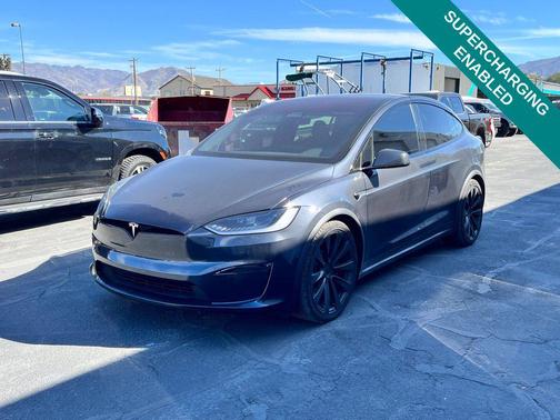 Solid Black 2025 Tesla Model X Long Range