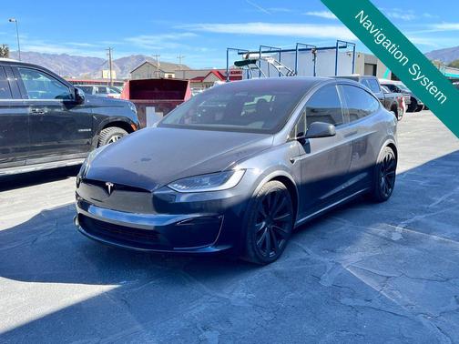 Solid Black 2025 Tesla Model X Long Range