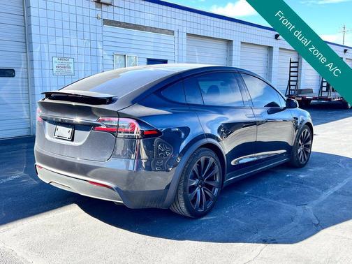 Solid Black 2025 Tesla Model X Long Range